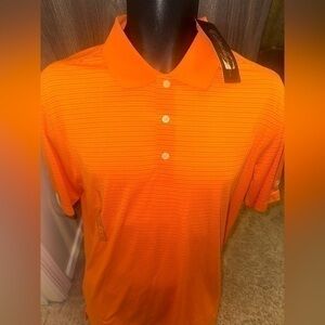 Men’s New Walter Hagen Golf Orange Polo Shirt Size m Medium